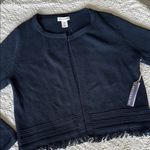 Artisan NY Blue Knit Cardigan with Fringe Detail Photo 1