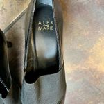 Alex Marie  Black High Heel Pump Elastic Strap Size 8.5 M Photo 9