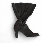 2000s y2k Goth Streetwear Emo Black fabric faux suede knee Photo 5