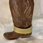 Handmade Removable Women’s Boot Band/Cuffs Gold Photo 3