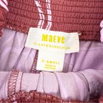 Anthropologie Maeve X Saria Smocked Wide Leg Pants Lilac Floral Tropical Photo 8