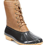 Jbu  | Women's Brown Waterproof Rain Duck Boots Photo 0