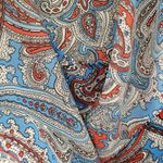 New York & Co Red and Blue Paisley Dress NWT Factory Size Tag Defect Photo 3