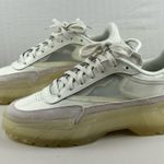 Reebok  Cardi B Club C Chalk White Patent Leather Chunky Sneakers Size 10 EUR 41 Photo 3