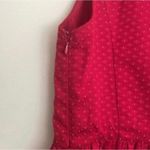 Kensie ✅ Ruby Red Sweetheart Neck Sleeveless Retro Embroidered Dress Photo 6