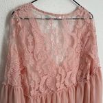 Altar'd State Blush Rosemary Lace Tunic Top Size Small Photo 6