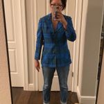 Vintage Al Jean wool plaid fitted blazer 80s Office casual academia size S Photo 10