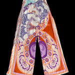 Her bottari boho print palazzo Wide Leg pants bohemian Women's NEW Purple Photo 1
