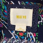 Maeve Anthropologie  maplewood oriental paisley print ruffled midi dress size XS Photo 8