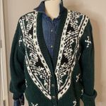 Copper Key Vintage green white and black cardigan Photo 0