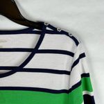 Allison Daley  Stripe 3/4 Sleeve Blouse 2X Photo 2