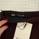 ZARA  Maroon Skort Photo 1
