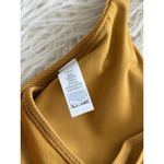 Aerie OFFLINE By Ribbed Plunge Sports Bra Honey Size Medium Photo 6