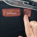 Worthington FINAL MARKDOWN  decorative silk blend cardigan medium Photo 3