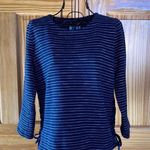 Madewell  Striped Side Lace Up Cotton Sweater Size XXS Photo 5