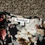 Vintage North Style Black Floral Sheer Ruffle Kimono Cardigan Size M Size M Photo 2