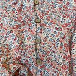 Cynthia Rowley  Pink and White Floral Blouse Photo 2