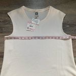 Anne Klein NWT Asymmetrical Split Hem White Sleeveless Top 10 Photo 5