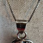 Vintage Sterling Silver Turquoise Jade Navajo Necklace Photo 5