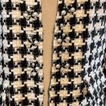 Houndstooth CARLUCCI Blazer  w Pearls & Rhinestones-10 Photo 2