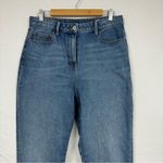 ASOS  Collusion Mom Jeans High Rise Straight Leg Womens 32 Blue Medium Wash Photo 1