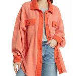 Free People We the Free Ruby Fleece Shirt Jacket Size Small Photo 1