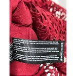 Keepsake Cranberry High Neck Sleeveless Cutout Lace Cocktail Dress Size S $289 Red Photo 4