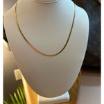 Boutique NEW Unisex‎ 2mm Gold Filled Layering Herringbone Chain Necklace 18-20” Photo 5