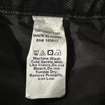 Princess Polly  Denim Zaiden Black Wash Mom Jeans High Rise Distressed Hem Size 8 Photo 10