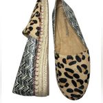 Soft Surroundings  Leopard Calf Hair Espadrille Shoes 9 Photo 0