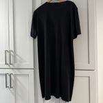 Misook Exclusively  Black Knit Acrylic Basic Shift Dress Capsule Minimalist Large Photo 1