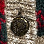 Northcrest holiday cardigan sweater. Knit size L plaid Birds Red Size L Photo 6