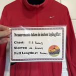 Nike Dri Fit Womens Full Zip Jacket Red Black Athletic Workout Size S Thumbholes Photo 1