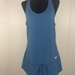 Nike  Rival Dri-Fit Woven‎ Running Dress Blue Size M Tennis Pickleball Photo 0