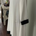 Zanzea Size XL White With Black Trim Hi Lo Dress Photo 1