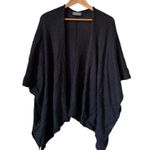 Wooden Ships  Wool Blend Poncho Cardigan Knit Women’s Size S/M Photo 6