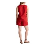 Quince  100% European Linen Tank Chile Red Size Small Classic Quiet Luxury NWT Photo 2