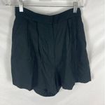 MNG Suit Collection High Waist Flow Shorts Black Size 2 Photo 0