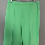 Vintage 70s Slacks Women Wide Leg Pants Plaid Green White Retro Pykettes Mod Size M Photo 3