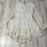 Hemant & Nandita Cleo Mini Dress Size Medium White Photo 3