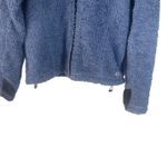 Mountain Hardwear  Women's Size‎ Medium Blue Fuzzy Outdoor Full Zip Jacket Photo 2