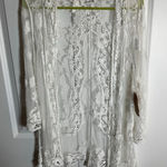 Anneliese White Lace Kimono size S Photo 0