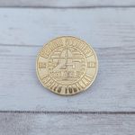 Georgia Southern Eagles Football 25 Years Pin Gold Photo 0