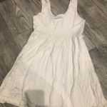 Ambiance Apparel Small White Short Tank Top Dress with Belt Loops Photo 3