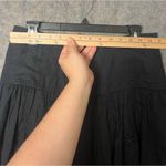 Diane Von Furstenberg  Woman Size 6 Vintage Y2K Black A-Line Eyelet Skirt Photo 2