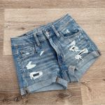 American Eagle  hi-rise shortie 360 super stretch shorts denim Photo 0