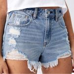 PacSun  Blue High Waisted Denim Festival Shorts Photo 2