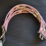 Nine & Co. Pink Leather Strand and Silver Link Bracelet NWT Photo 4