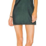 NBD NWT NBDxRevolve Lourdes Green Velvet High Neck Beaded Open Back Mini Dress~ L🧡🎀 Photo 0