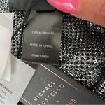 Michael Costello NEW NWT  X REVOLVE Evangeline Mini Dress In Black & Pewter Photo 10